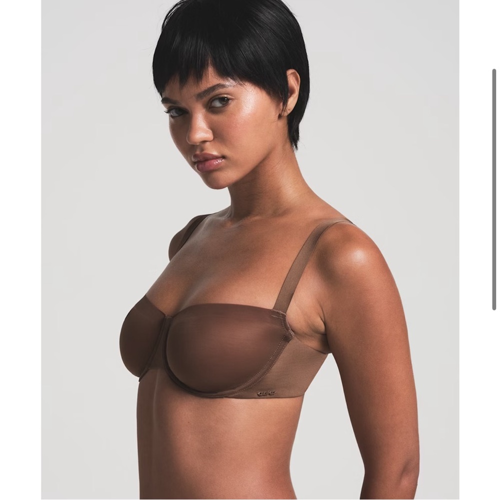 SKIMS Chocolate Brown Bra